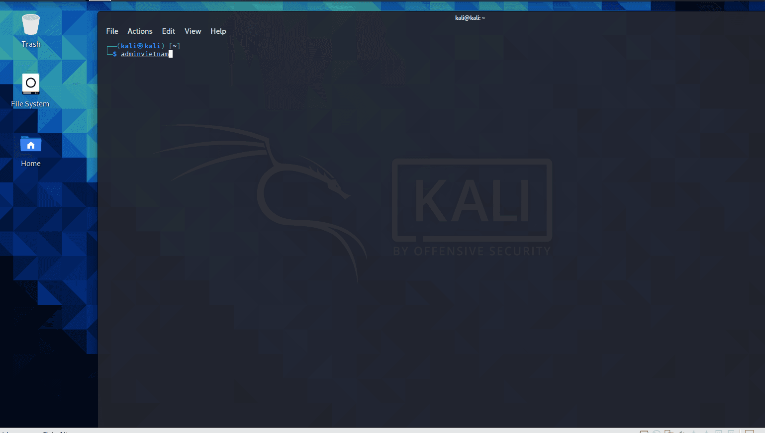 Các lệnh thường dùng trên Kali Linux