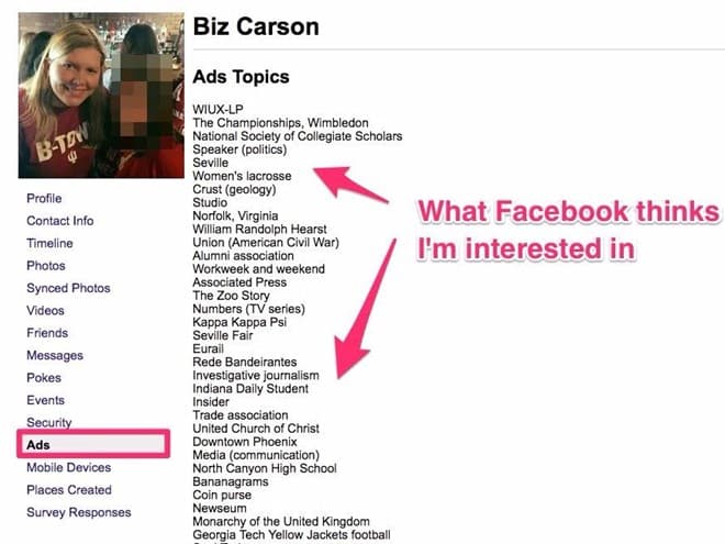Có gì trong dữ liệu tải về từ Facebook?