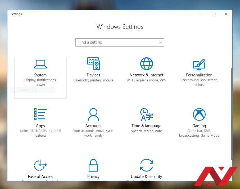Làm hiện/ẩn các danh sách trang trong phần Setting của Windows 10 Creators Update